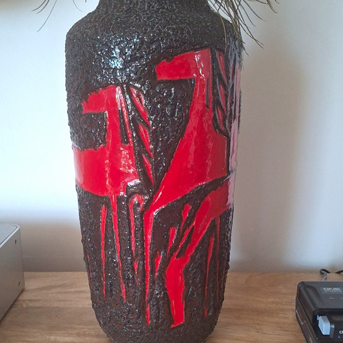 West german red black horse - west,