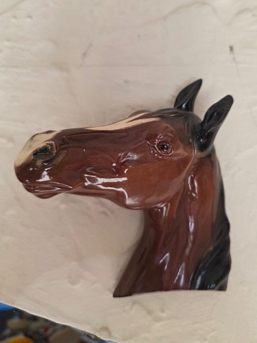 Vintage 1950s ceramic horse - 1950s,