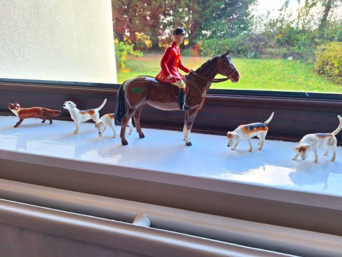 Beswick mounted horse rider - beswick,