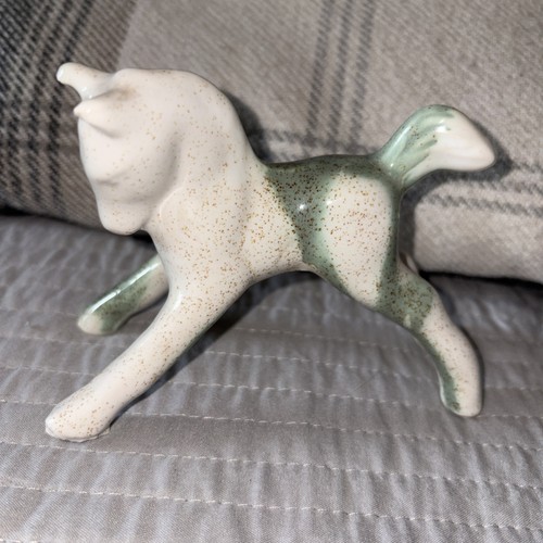 Vintage pottery horse - pottery,