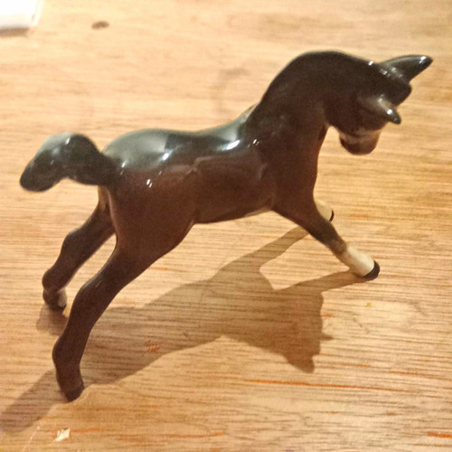 Horse ceramic pottery ornament - horse, ceramic/pottery