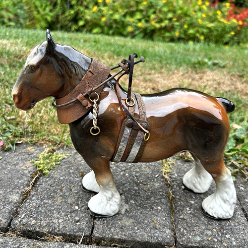 Ceramic pottery horse - pottery,