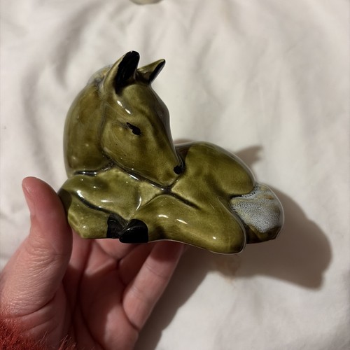 Cobb pottery green foal - cobb,