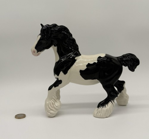 Beswick piebald cantering - beswick,