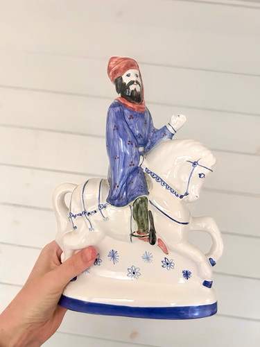 The knight horseback - the,