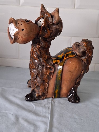 Grotesque clay studio pottery - clay,