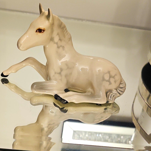 Ceramic horse figurine - ceramic,