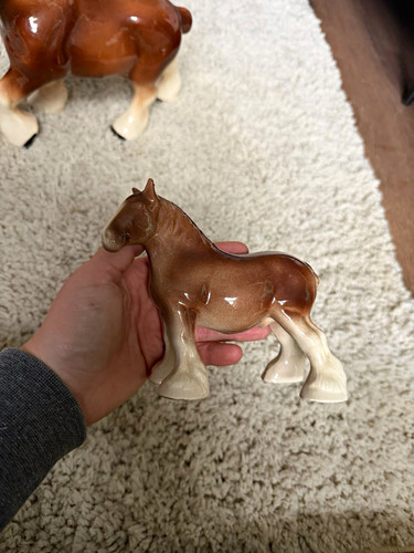 Ceramic pottery horse - ceramic/pottery, foal