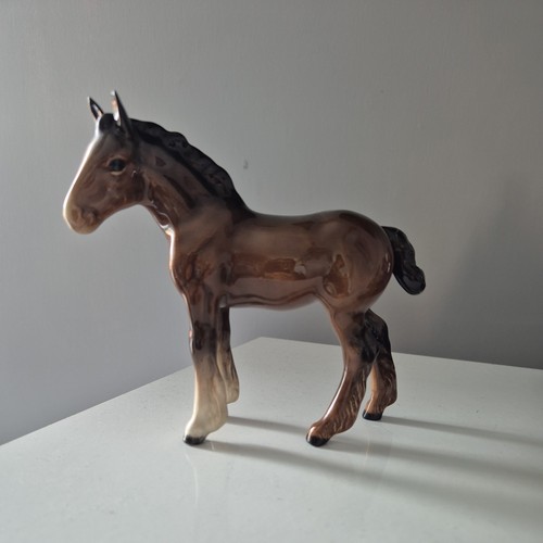 Beswick shire foal model - beswick,