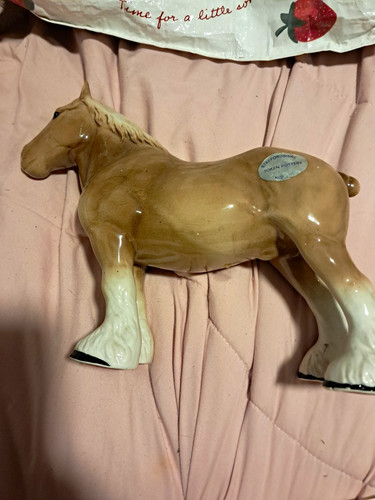 Token pottery horse ornament - token,