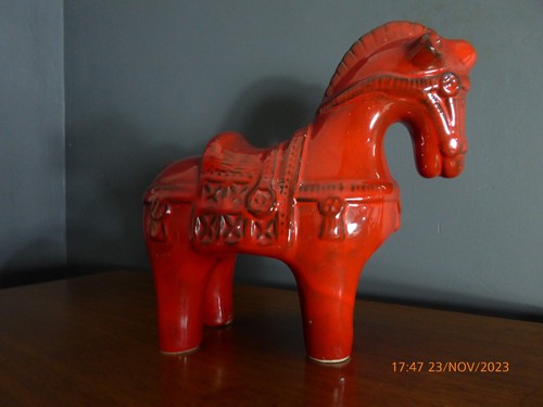 Vintage ceramic horse mid - vintage,